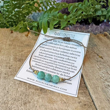 Säädettävä Rannekoru - Amatsoniitti