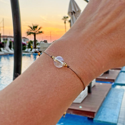 Säädettävä Rannekoru - Enkeliaurakvartsi