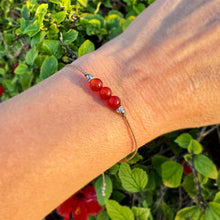 Säädettävä Rannekoru - Karneoli