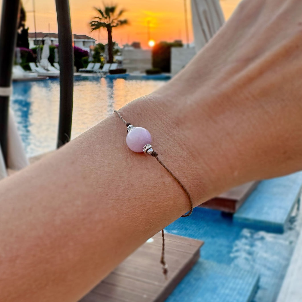 Säädettävä Rannekoru - Kunziitti