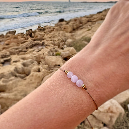 Säädettävä Rannekoru - Kunziitti