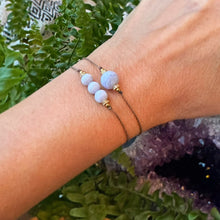 Säädettävä Rannekoru - Sininen Pitsiakaatti