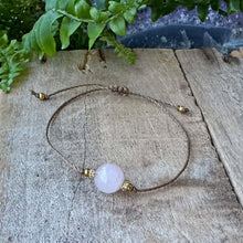 Säädettävä Rannekoru - Ruusukvartsi