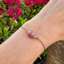 Säädettävä Rannekoru - Rodoniitti