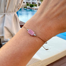 Säädettävä Rannekoru - Rodoniitti