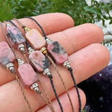 Säädettävä Rannekoru - Rodoniitti