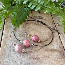 Säädettävä Rannekoru - Rodoniitti