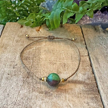 Säädettävä Rannekoru - Rubiini Zoisiitti