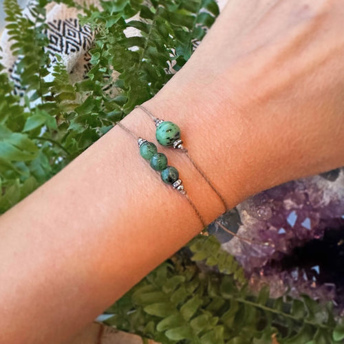 Säädettävä Rannekoru - Rubiini Zoisiitti