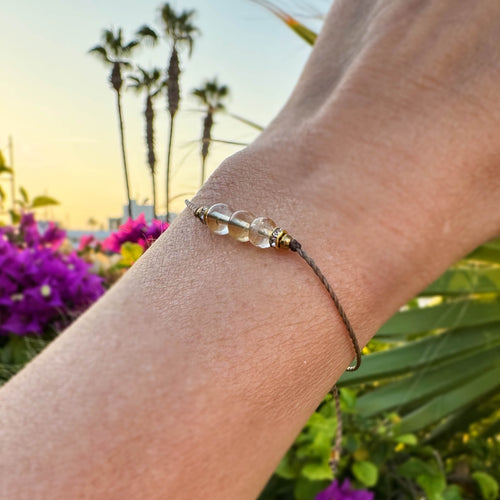 Säädettävä Rannekoru - Sitriini