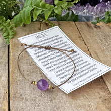 Säädettävä Rannekoru - Ametisti