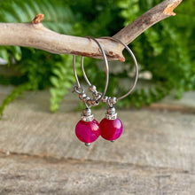 Korvakorut - Pinkki Akaatti