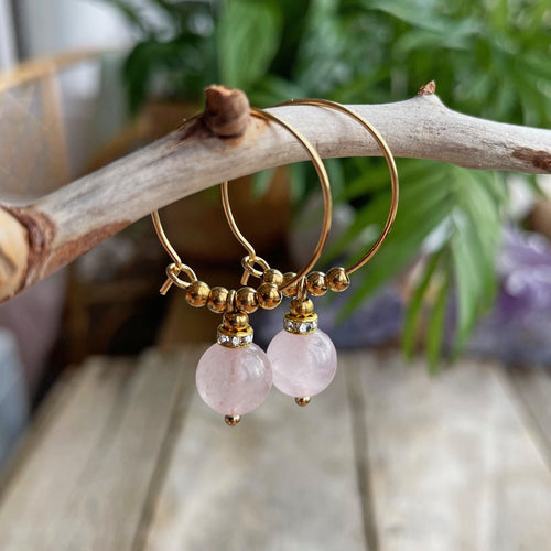 Korvakorut - Ruusukvartsi