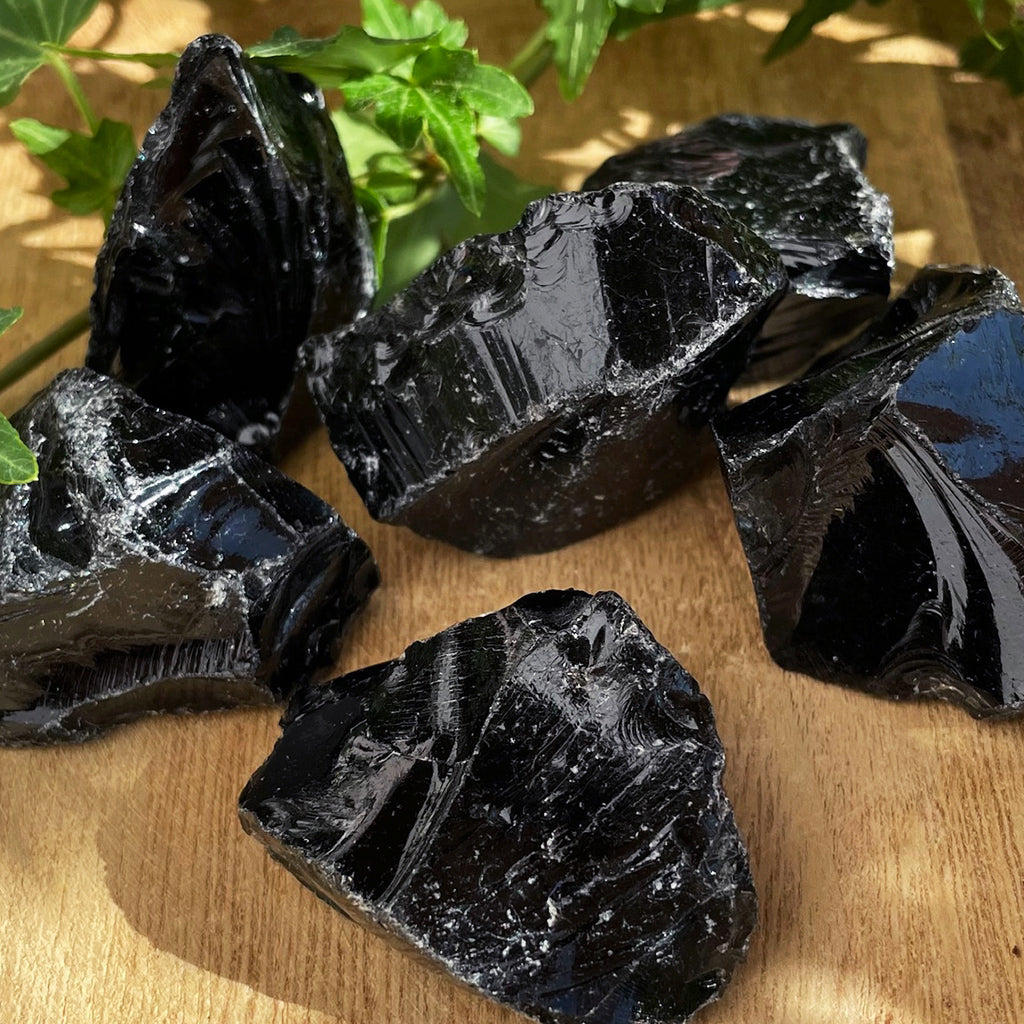 Obsidiaani, raaka