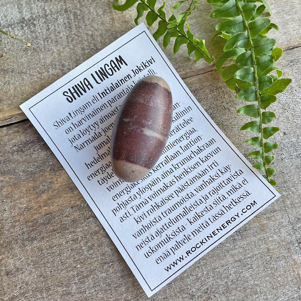 Shiva Lingam - Intialainen Jokikivi