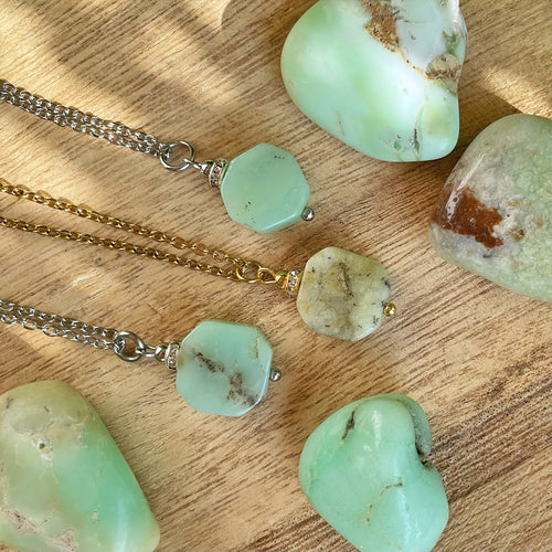 Kristalliriipus - Krysopraasi