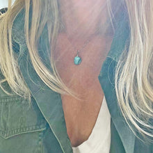 Kristalliriipus - Larimar, freeform