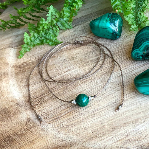 Choker Kaulakoru - Malakiitti