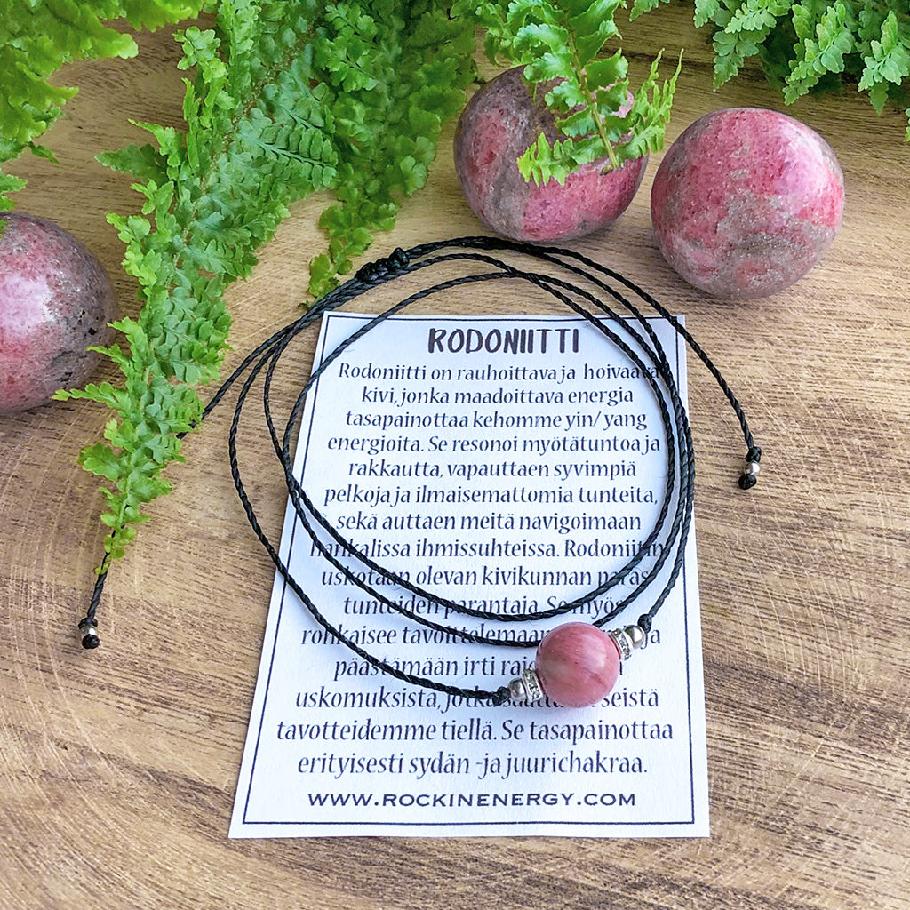 Choker Kaulakoru - Rodoniitti
