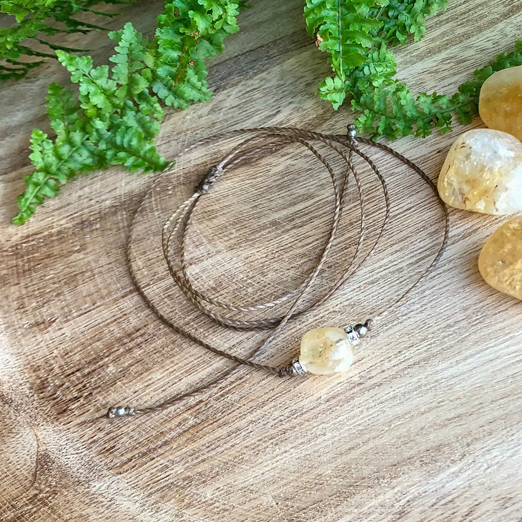 Choker Kaulakoru - Sitriini
