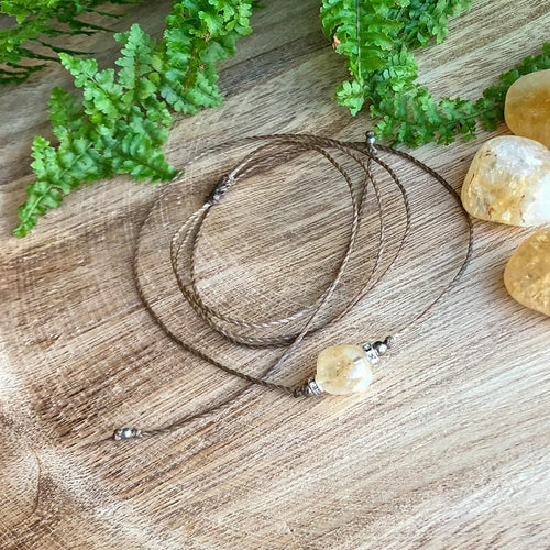 Choker Kaulakoru - Sitriini