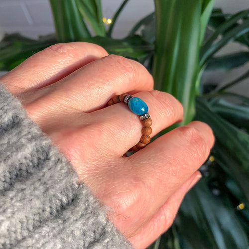 Sormus - Apatiitti x Santelipuu