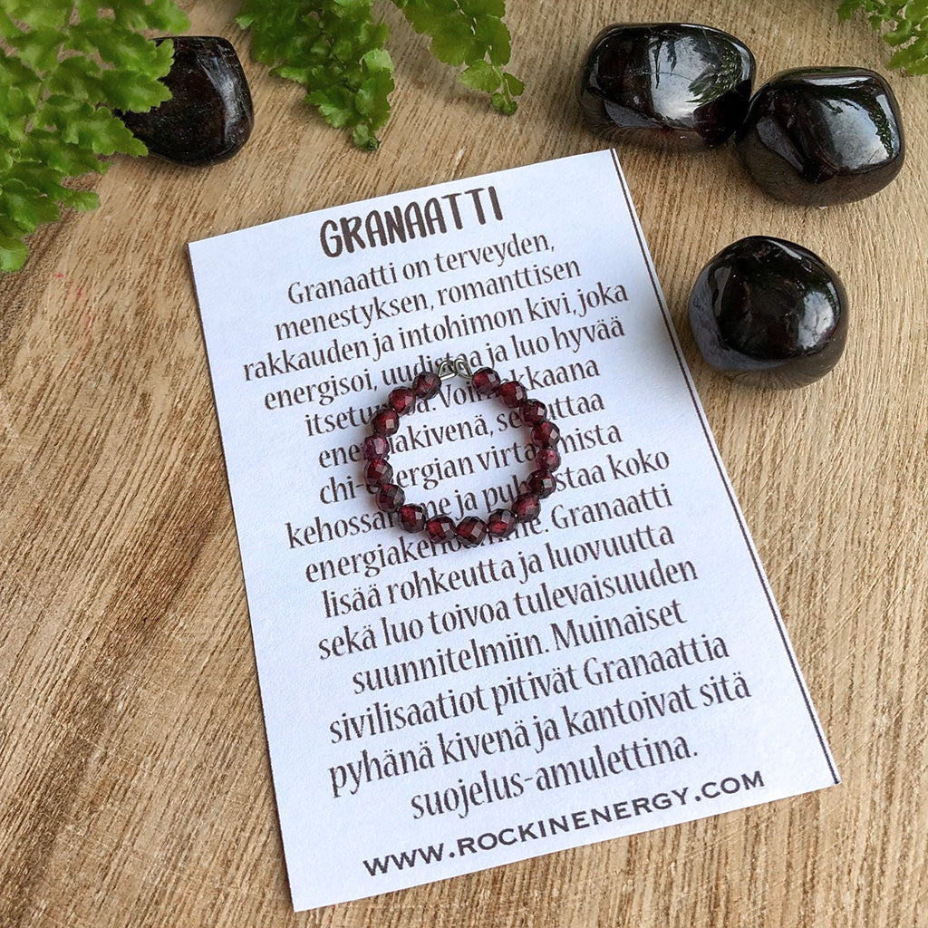 Sormus - Granaatti