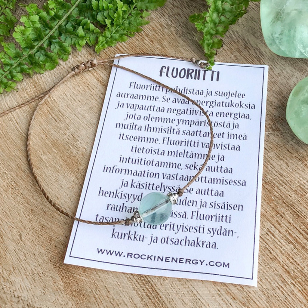 Rannekoru - Vihreä Fluoriitti