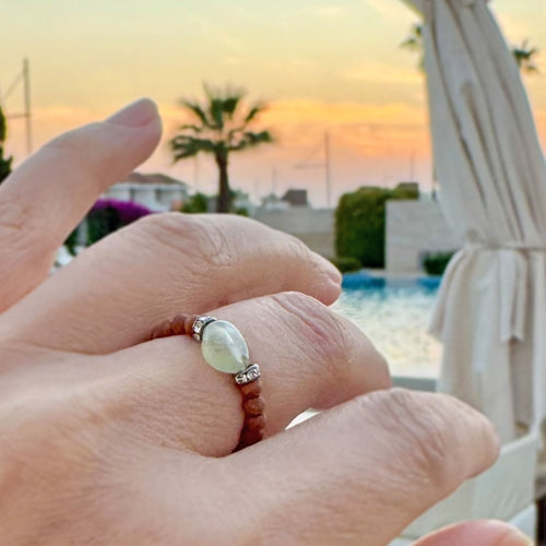 Sormus - Prehniitti x Santelipuu