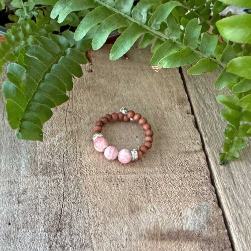 Sormus - Rodokrsiitti x Santelipuu