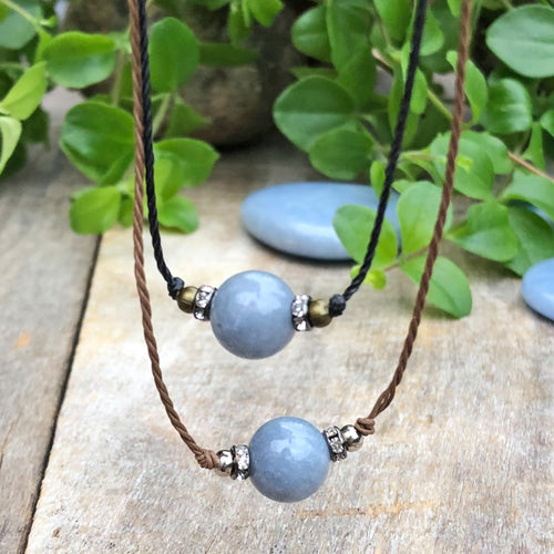 Choker Kaulakoru - Enkelikivi