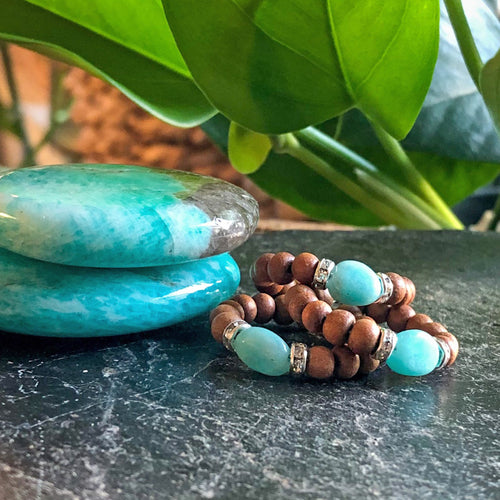 Sormus - Amatsoniitti x Santelipuu