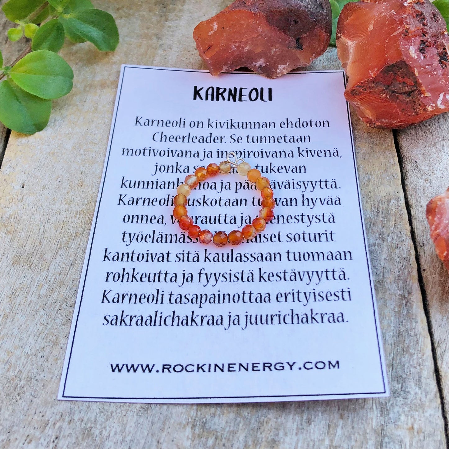Sormus - Karneoli
