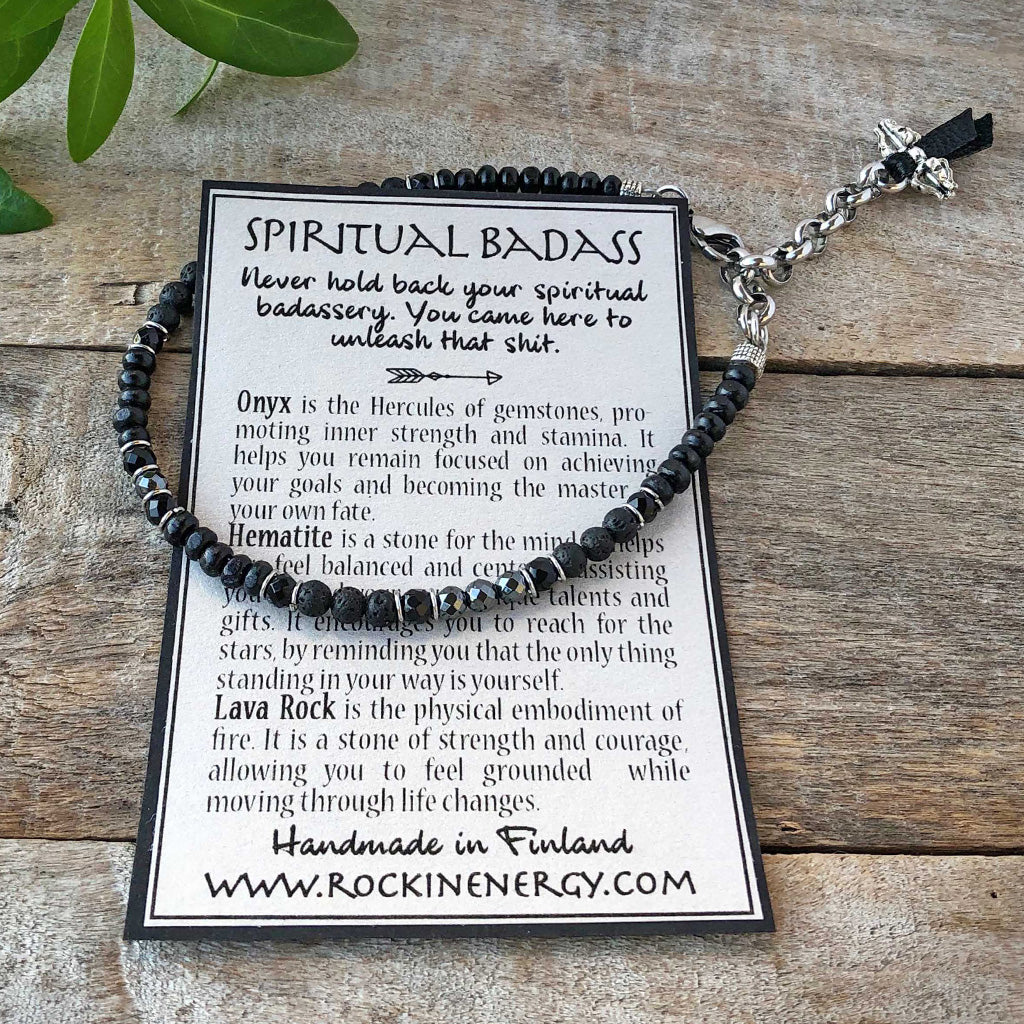 "SPIRITUAL BADASS" Anklet/ Nilkkakoru