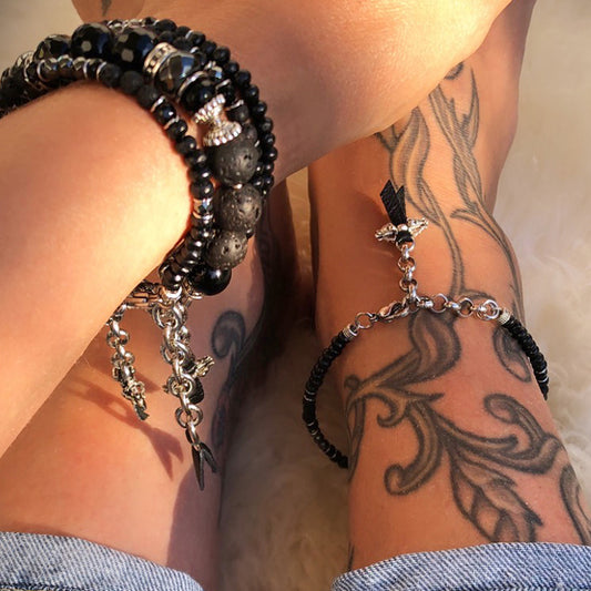 "SPIRITUAL BADASS" Anklet/ Nilkkakoru